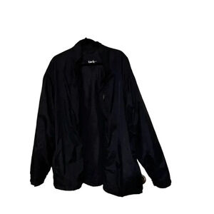 Walter Hagen Men's XL Navy Windbreaker Jacket Lightweight Full Zip Casual Spring